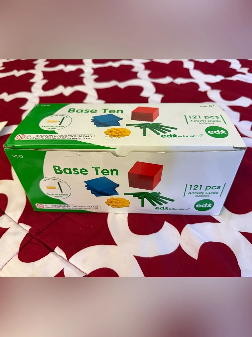 Base Ten Math Manipulatives Set
